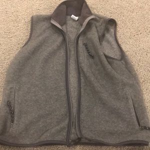 Grey Fleece Old Navy Vest